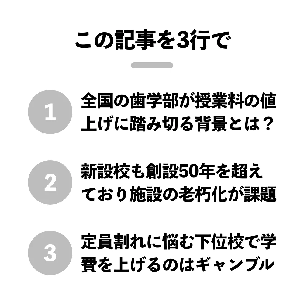 歯学部は 貧乏学生お断り 歯科医師 衛生士 技工士向けsns 情報サイト1d ワンディー
